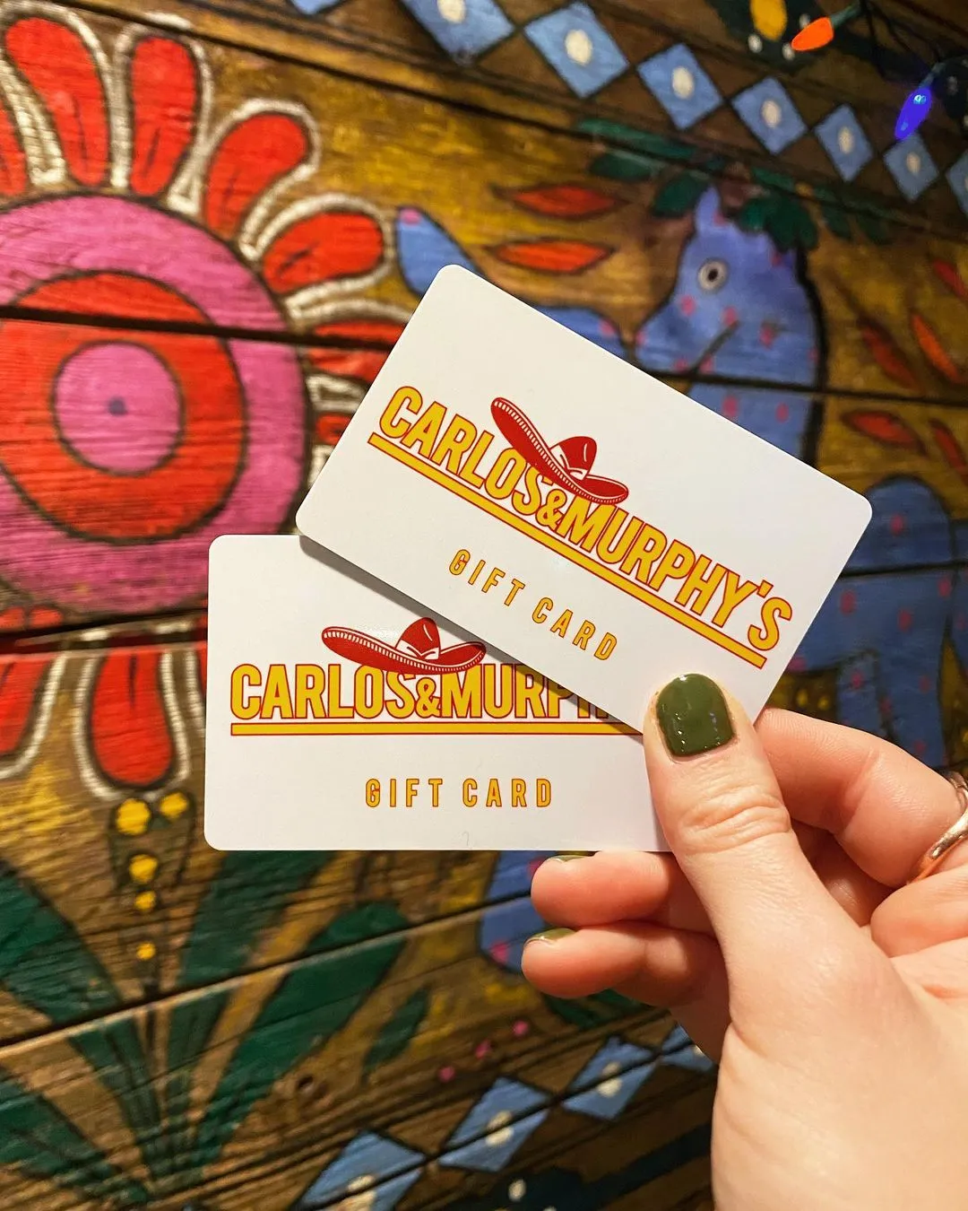 Carlos and Murphy's gift cards - Perfect for any occasion