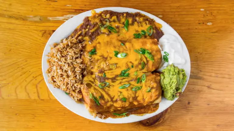 Chimichangas - deep-fried burritos at Carlos and Murphy's Winnipeg